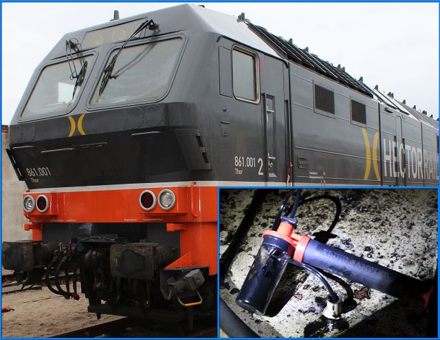 Motorenschmierölanalyse an einem Dieselmotor einer Lokomotive